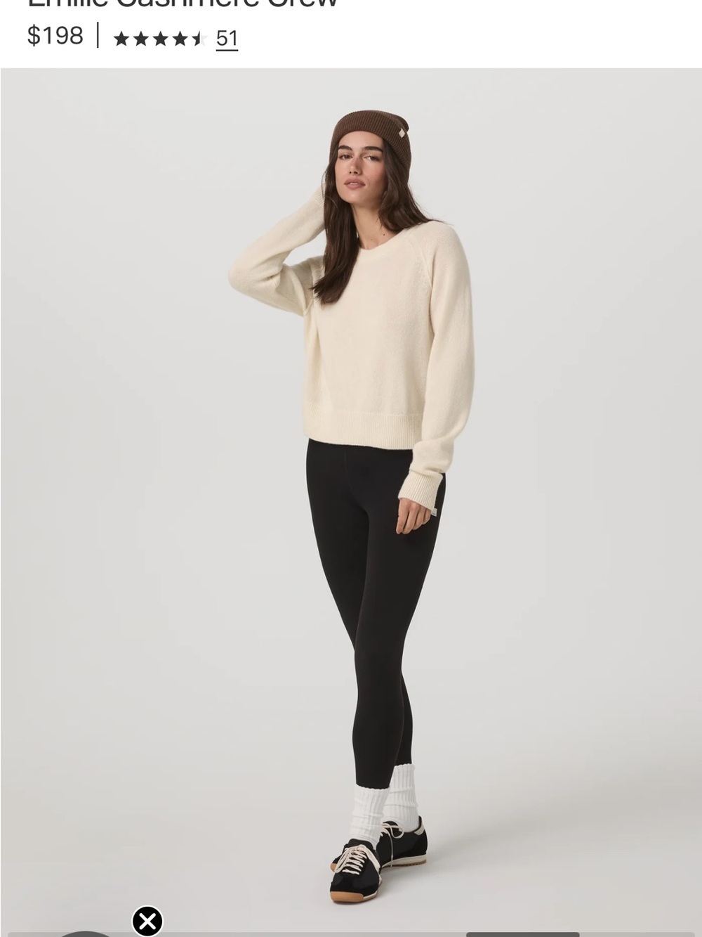 NWT Vuori Émilie Cashmere Crew
Porcelain - Picture 5 of 7